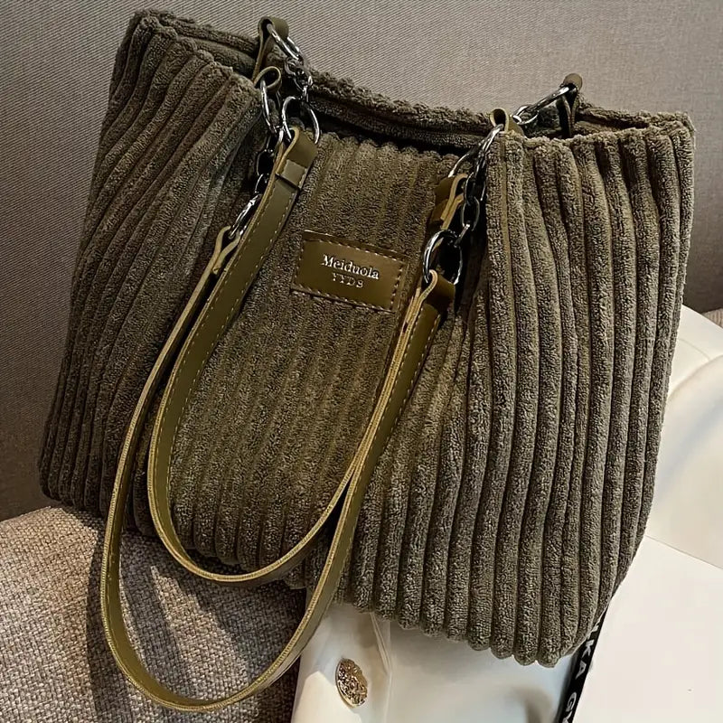 Megan™ | Cotton Corduroy Bag
