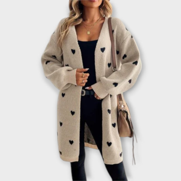 Julia™ | Heart Pattern Cardigan