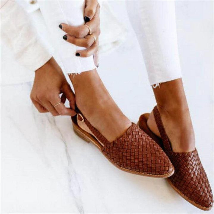 Joanne™ | Woven Slingback Flats