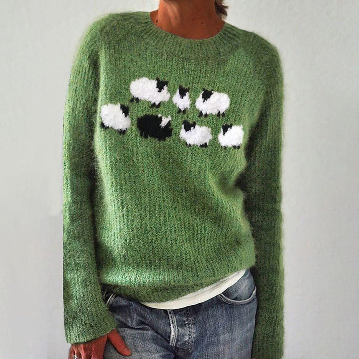 Verde™ | Handcrafted Style Long-Sleeve Sweater