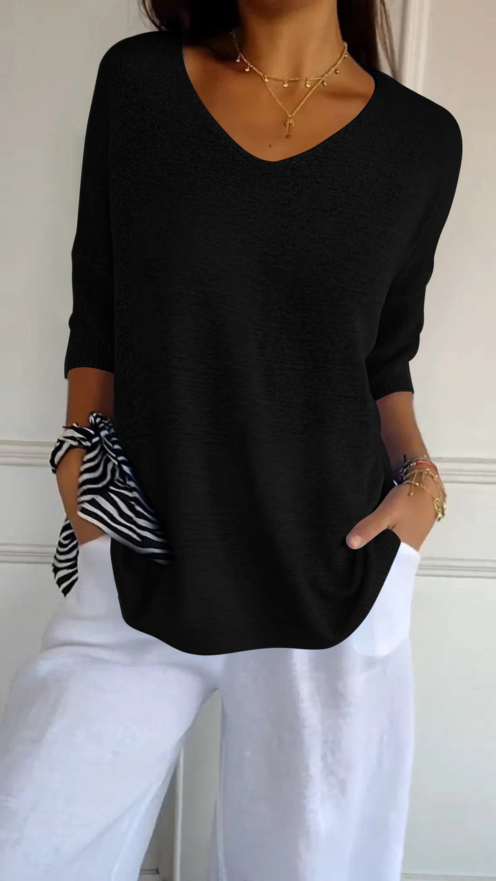 Lauren™ | Casual V-Neck Top
