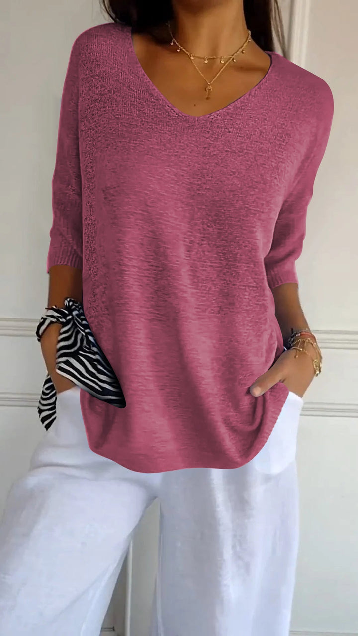 Lauren™ | Casual V-Neck Top