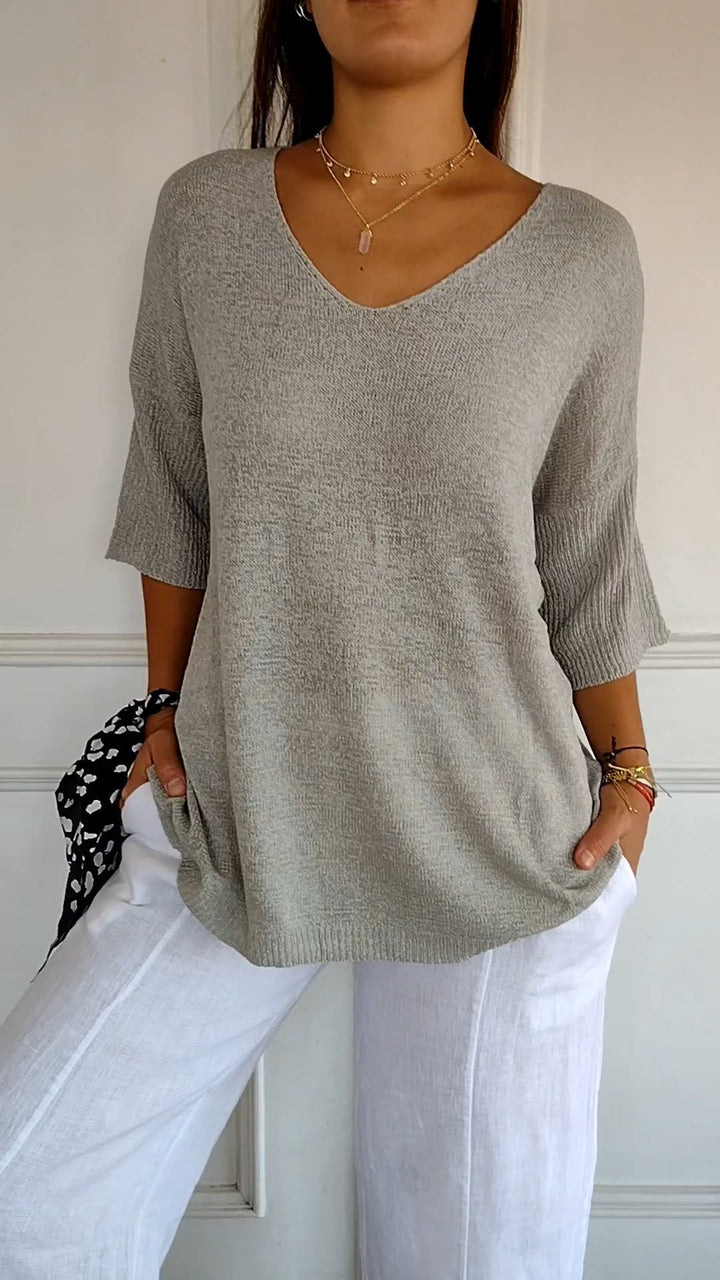 Lauren™ | Casual V-Neck Top