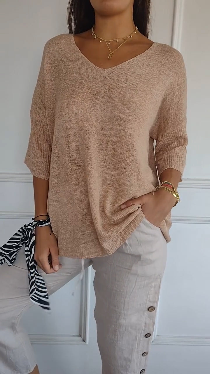 Lauren™ | Casual V-Neck Top