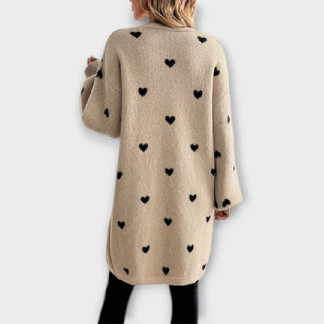 Julia™ | Heart Pattern Cardigan