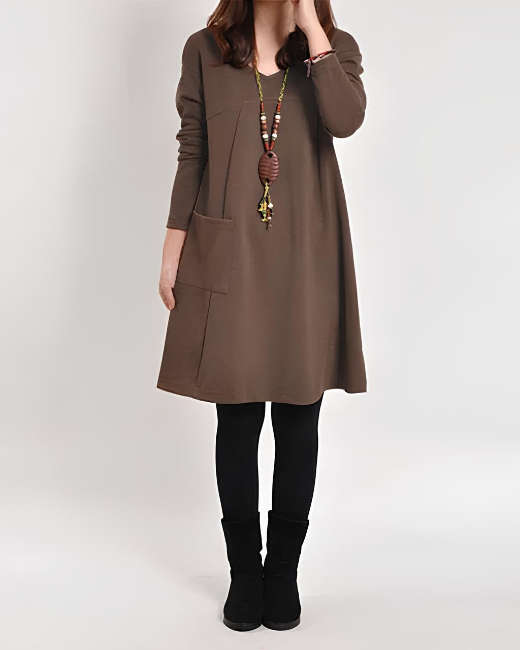 Ida™ | Timeless Single-Pocket Dress