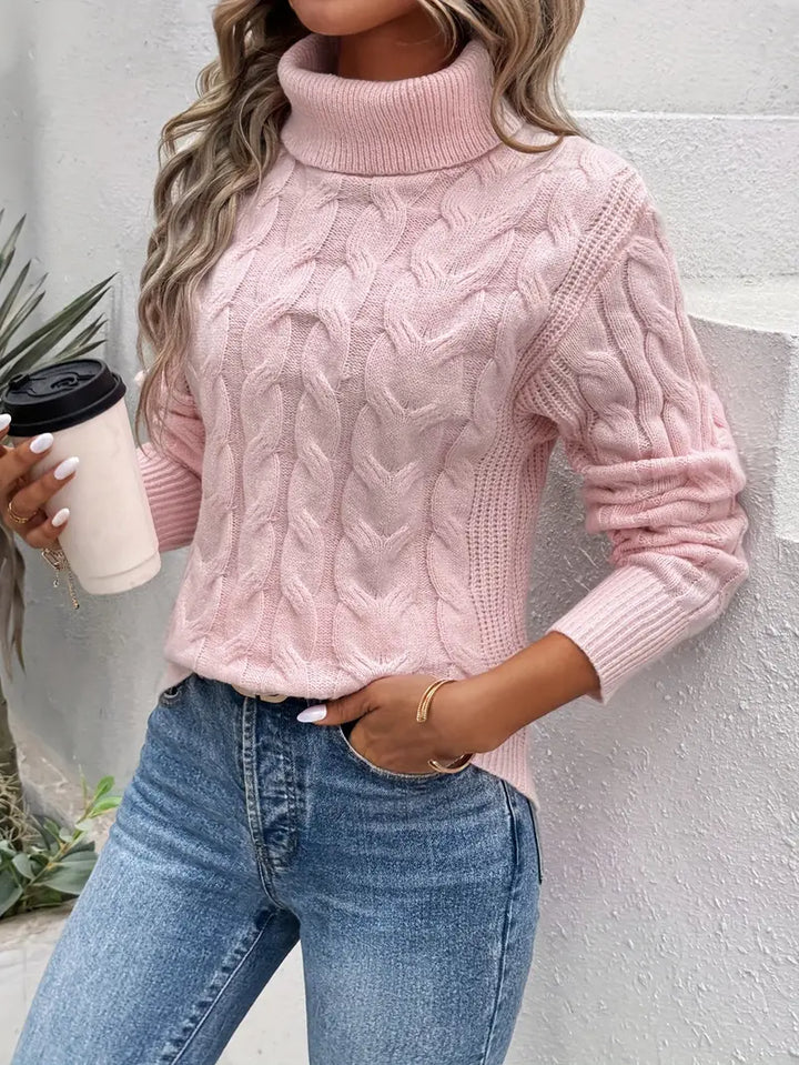 Cristina™ | Handcrafted Turtleneck Sweater