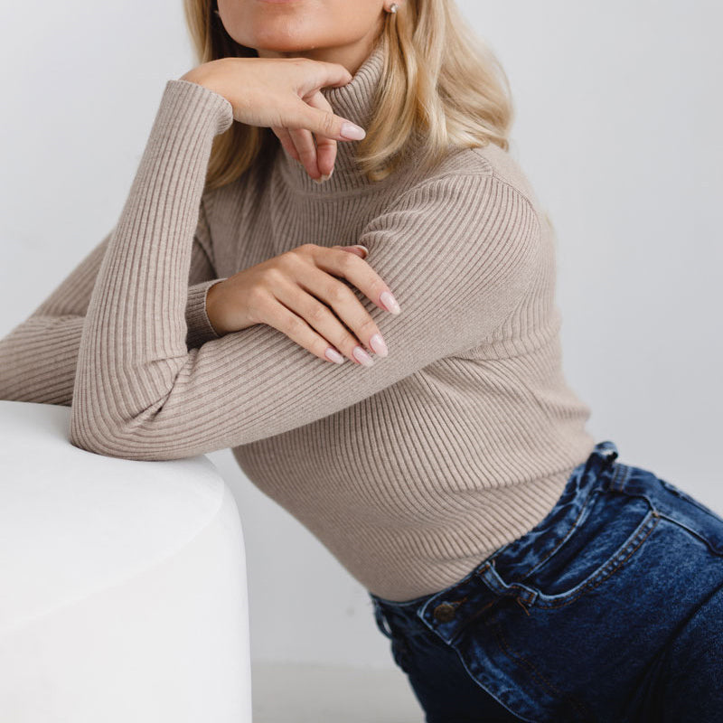 Annalisa™ | Soft Fabric Casual Turtleneck