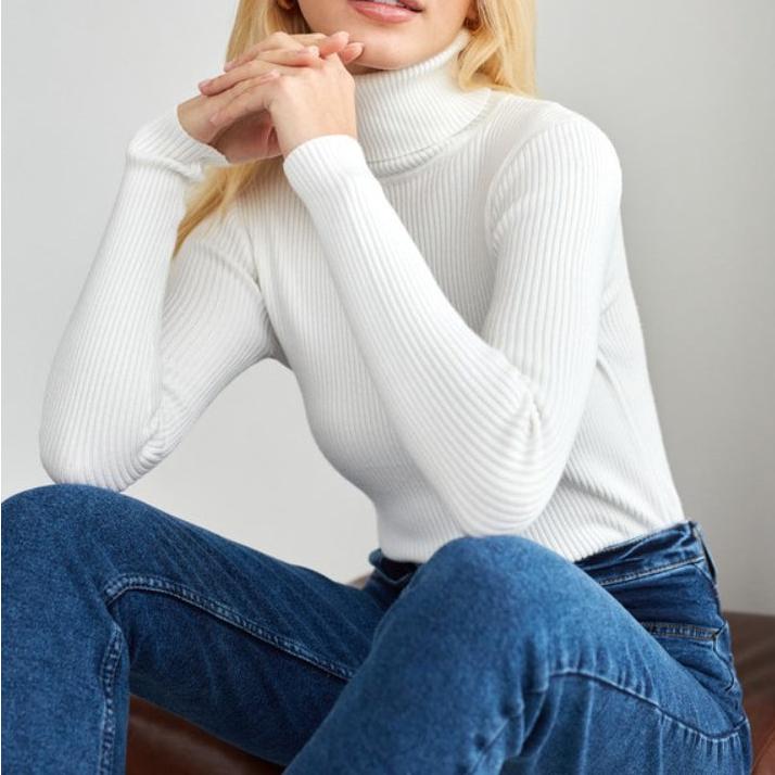 Annalisa™ | Soft Fabric Casual Turtleneck