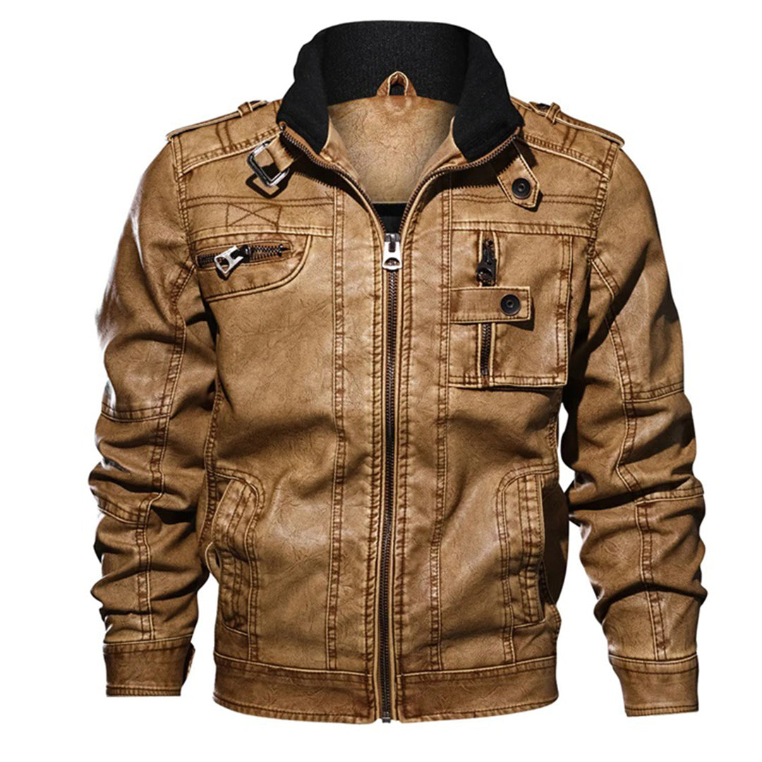 Gabriel™ | Elegant Leather Jacket