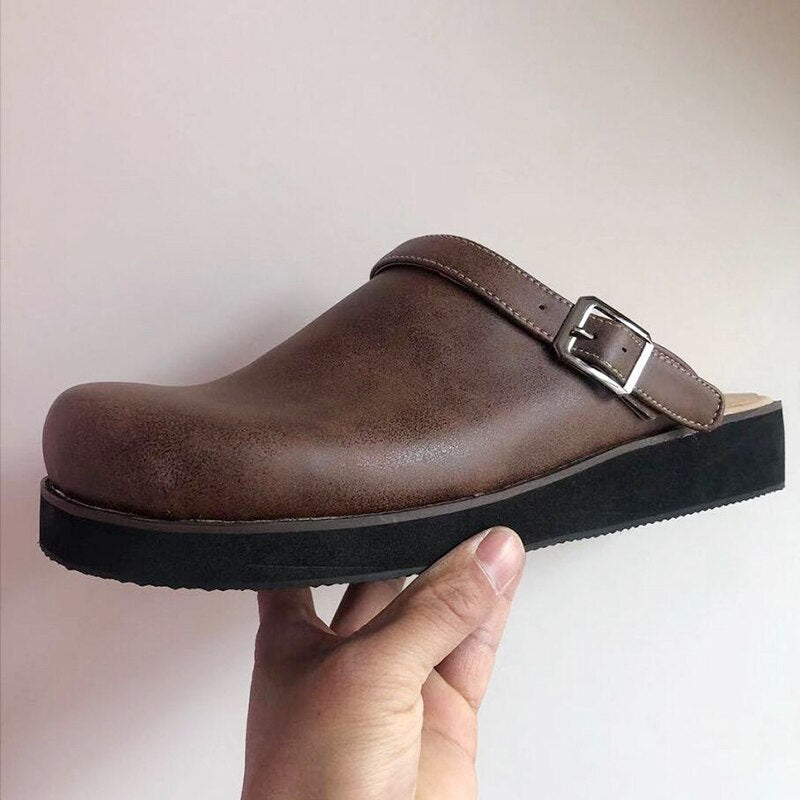 Louis™ | Premium Ortho Leather Clogs