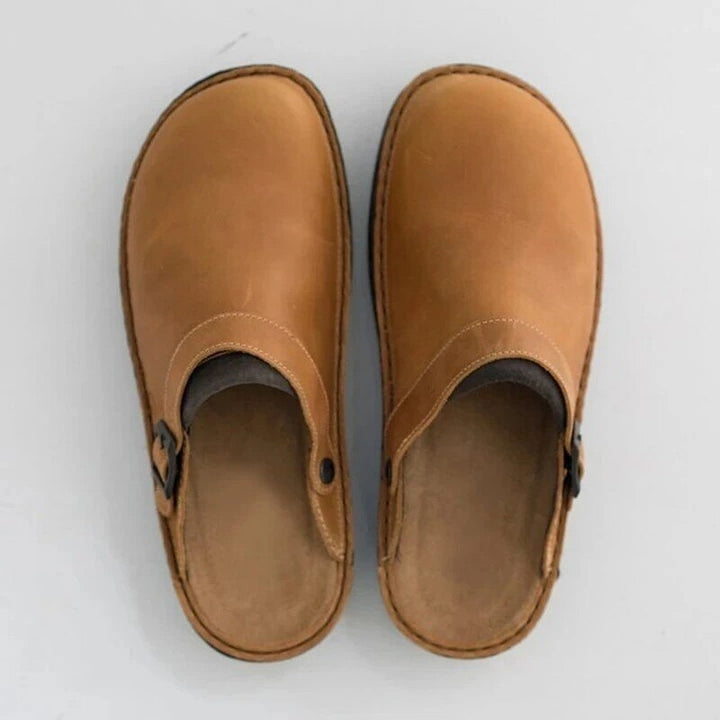 Louis™ | Premium Ortho Leather Clogs