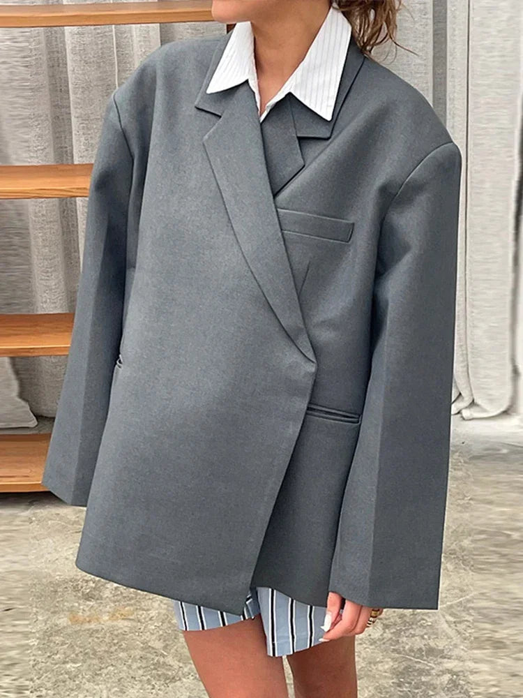 Isabelle™ | Chic Buttoned Blazer Coat