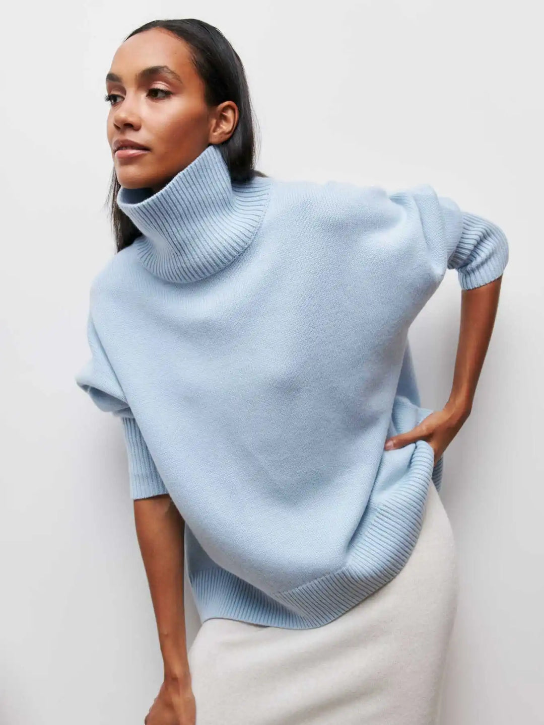 Lara™ | Sophisticated Oversized Turtleneck