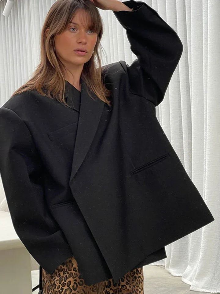Isabelle™ | Chic Buttoned Blazer Coat