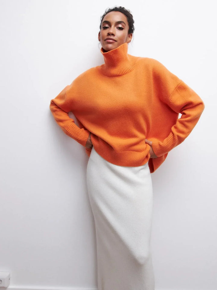Lara™ | Sophisticated Oversized Turtleneck