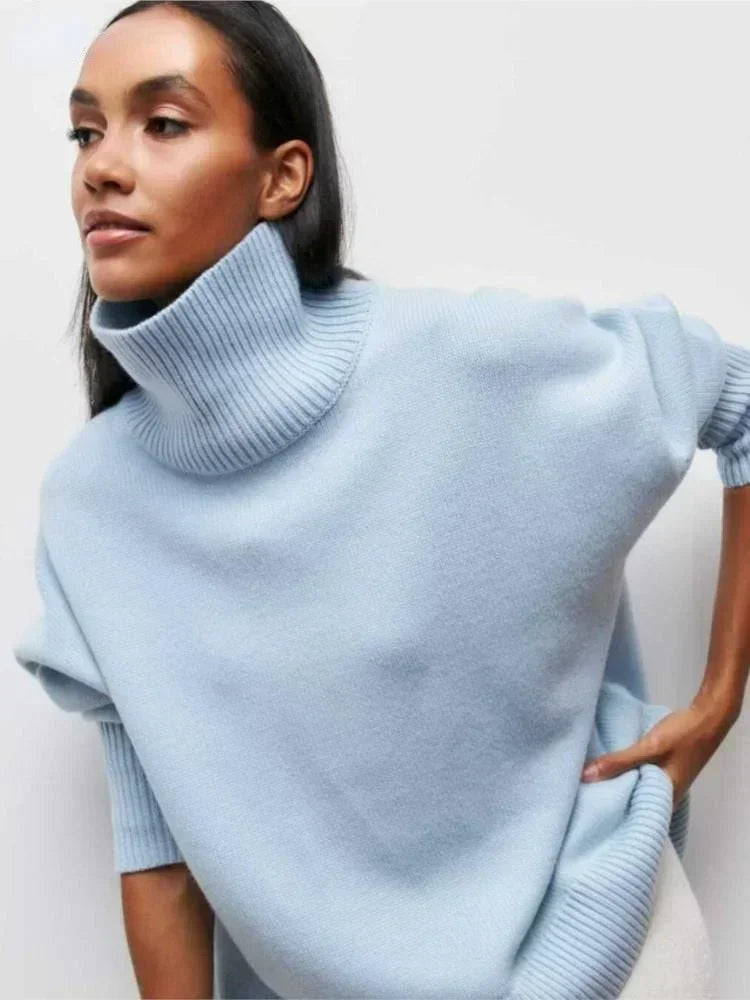 Lara™ | Sophisticated Oversized Turtleneck