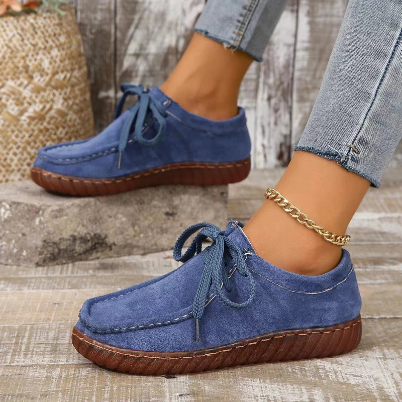Liana™ | Trendy Lace-Up Orthopedic Sneakers