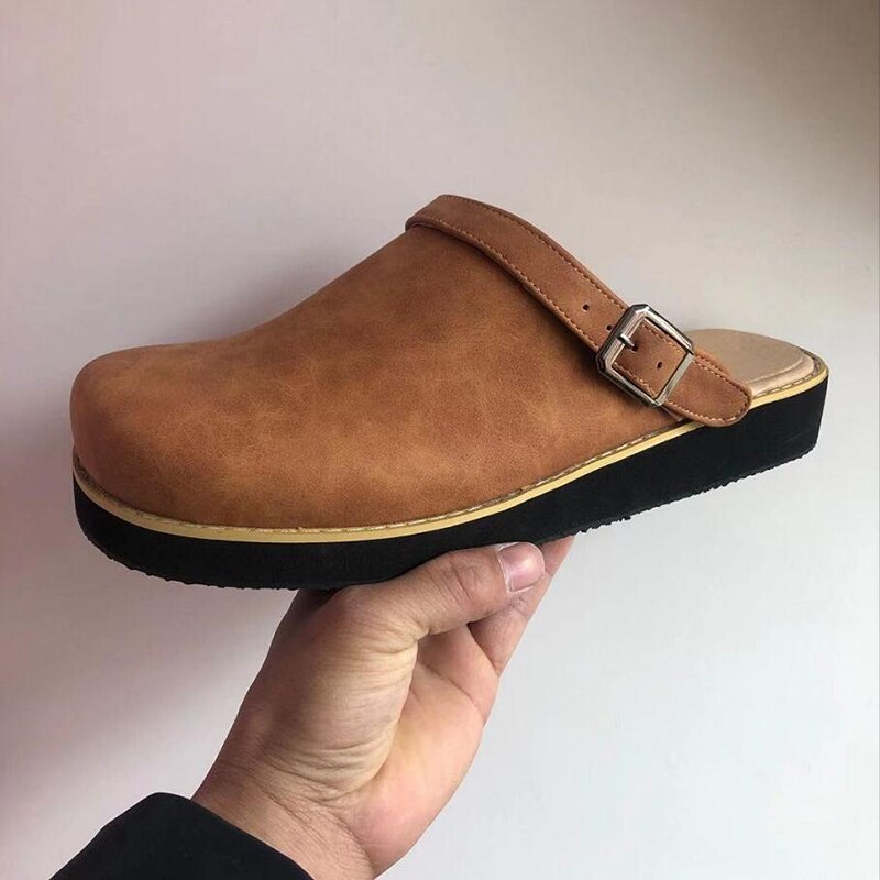 Louis™ | Premium Ortho Leather Clogs