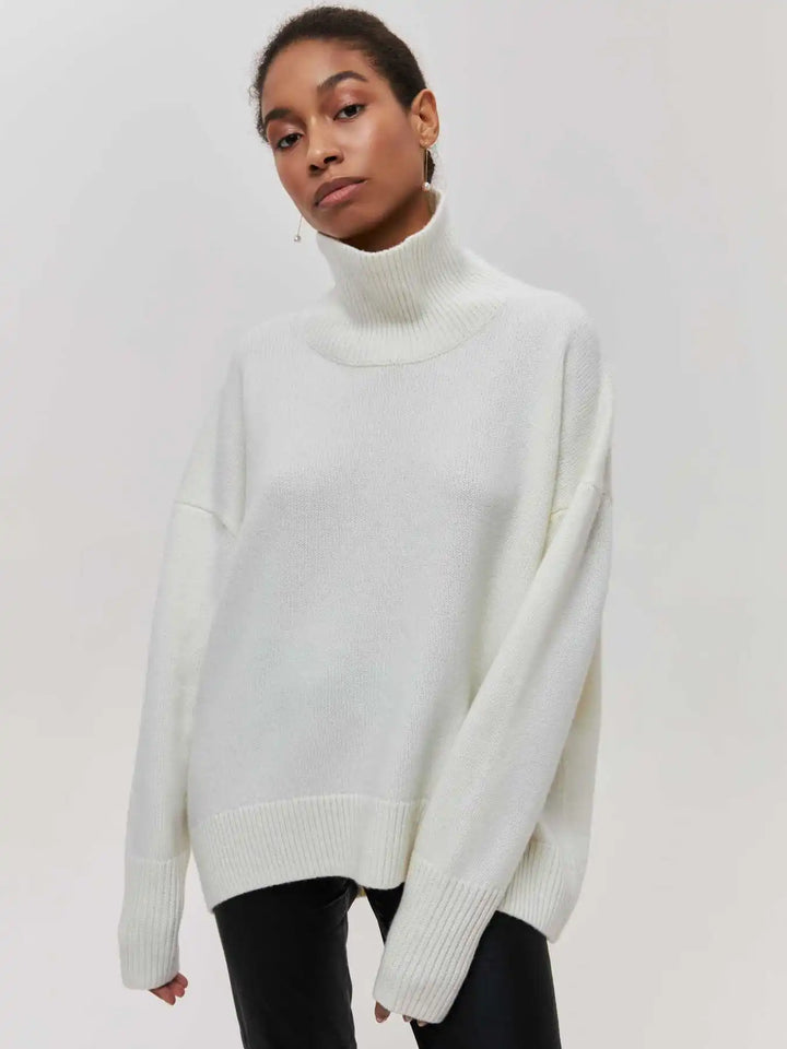 Lara™ | Sophisticated Oversized Turtleneck