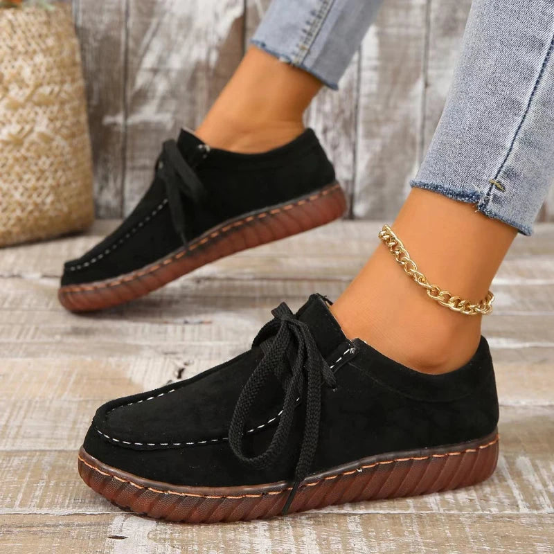 Liana™ | Trendy Lace-Up Orthopedic Sneakers