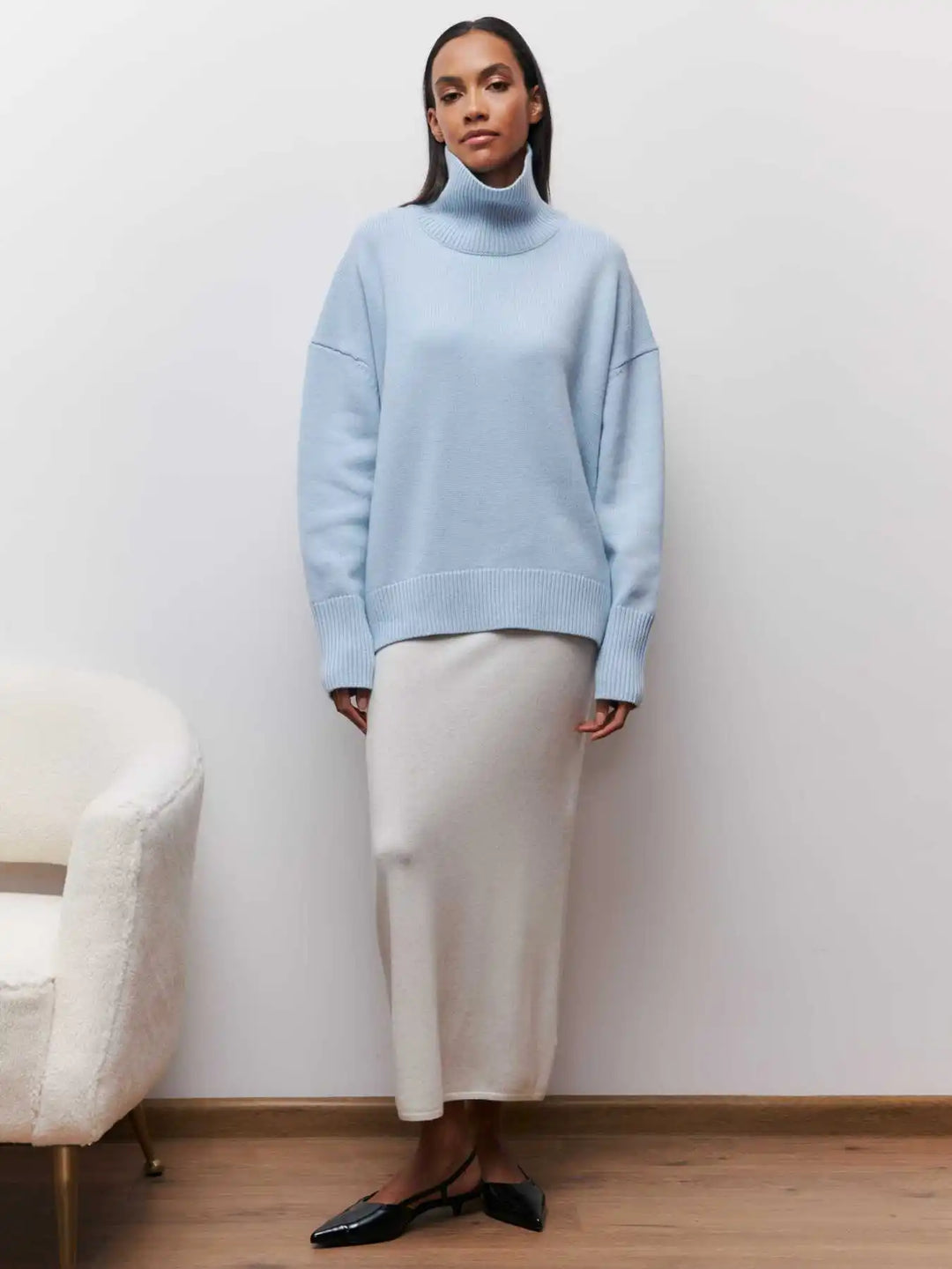 Lara™ | Sophisticated Oversized Turtleneck