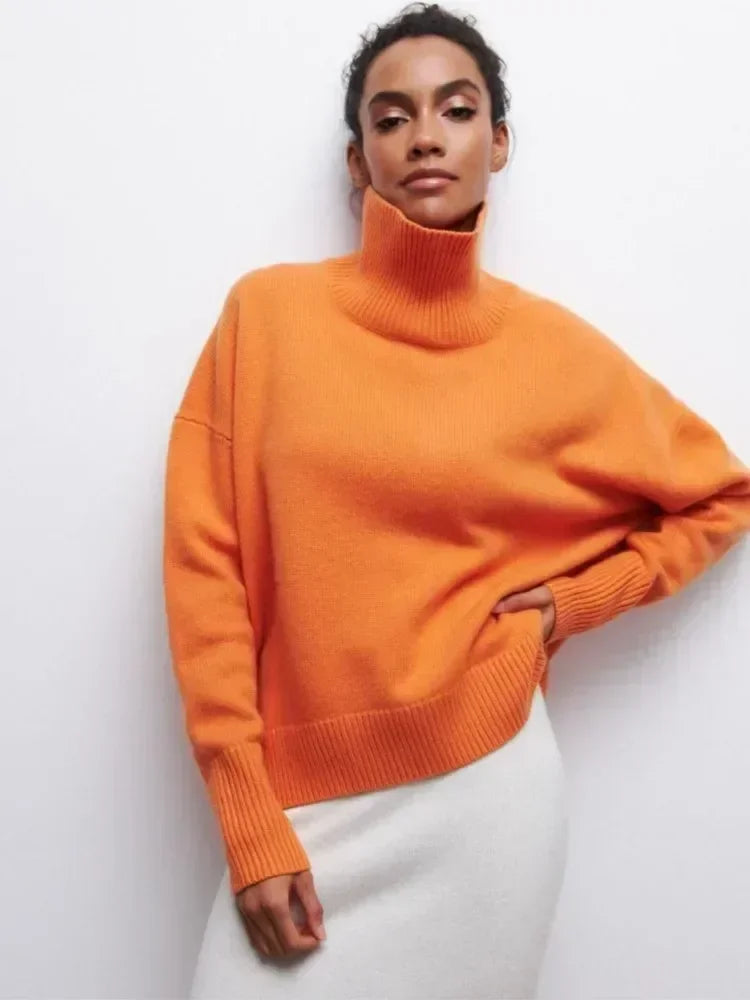Lara™ | Sophisticated Oversized Turtleneck