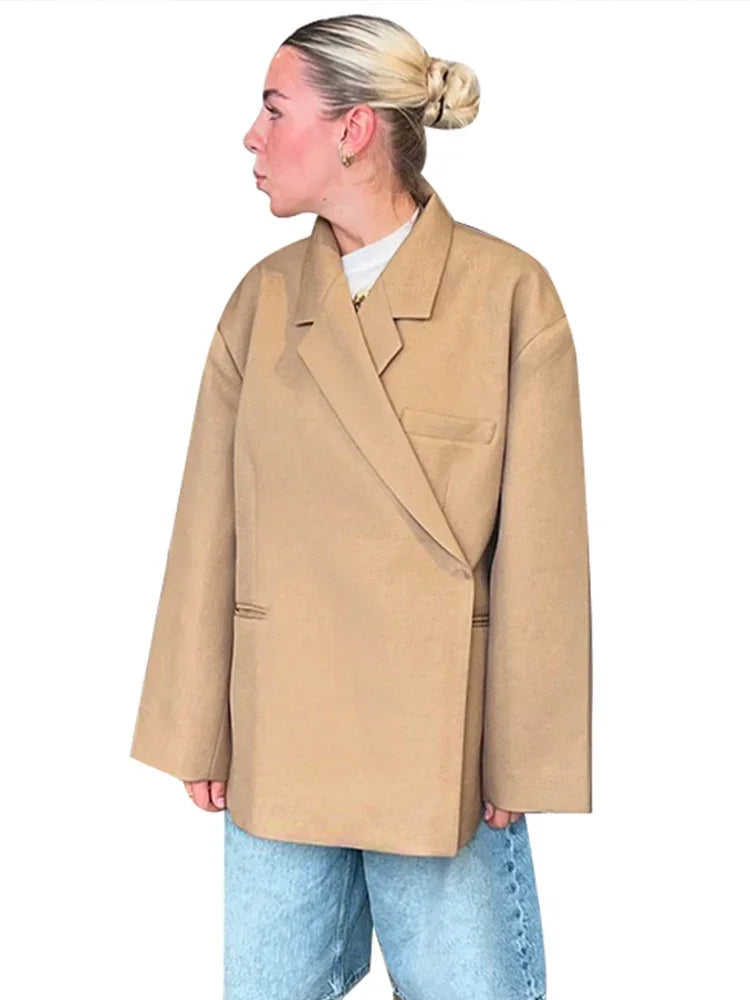 Isabelle™ | Chic Buttoned Blazer Coat
