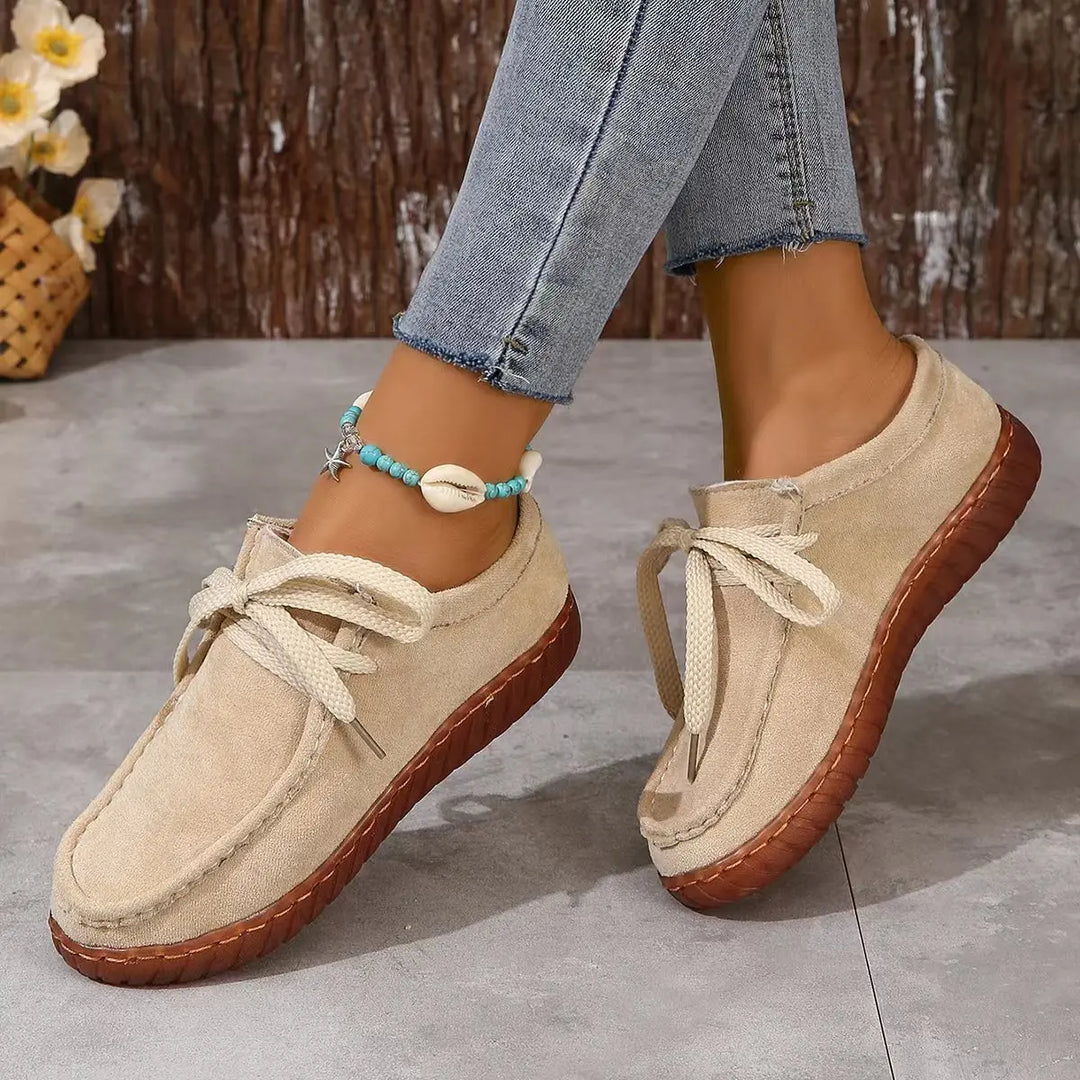 Liana™ | Trendy Lace-Up Orthopedic Sneakers