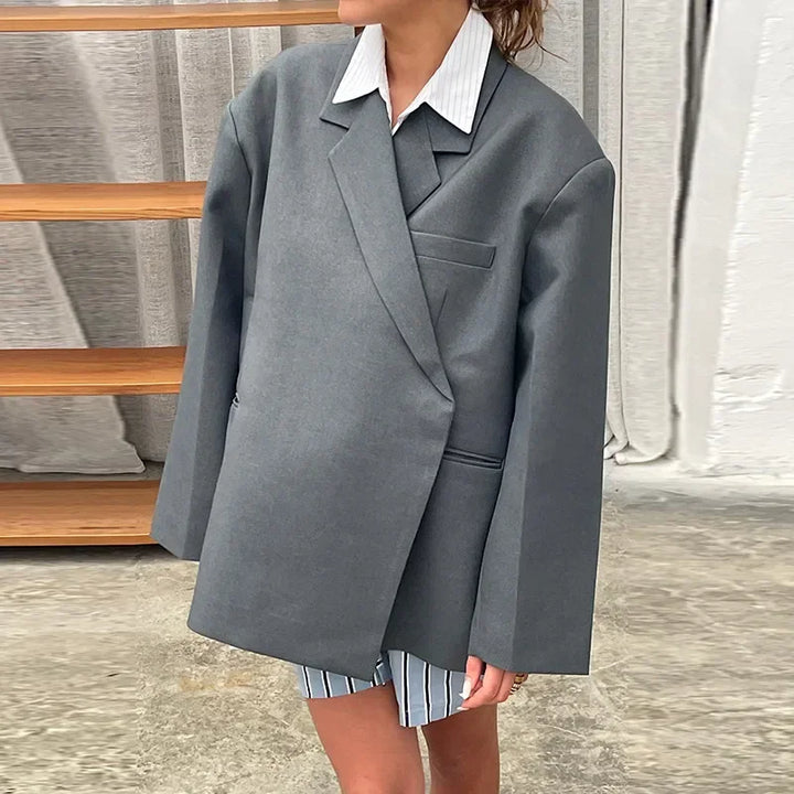 Isabelle™ | Chic Buttoned Blazer Coat
