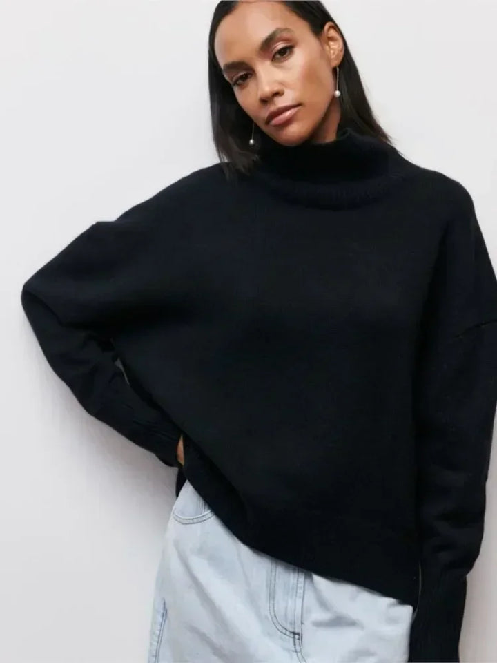 Lara™ | Sophisticated Oversized Turtleneck