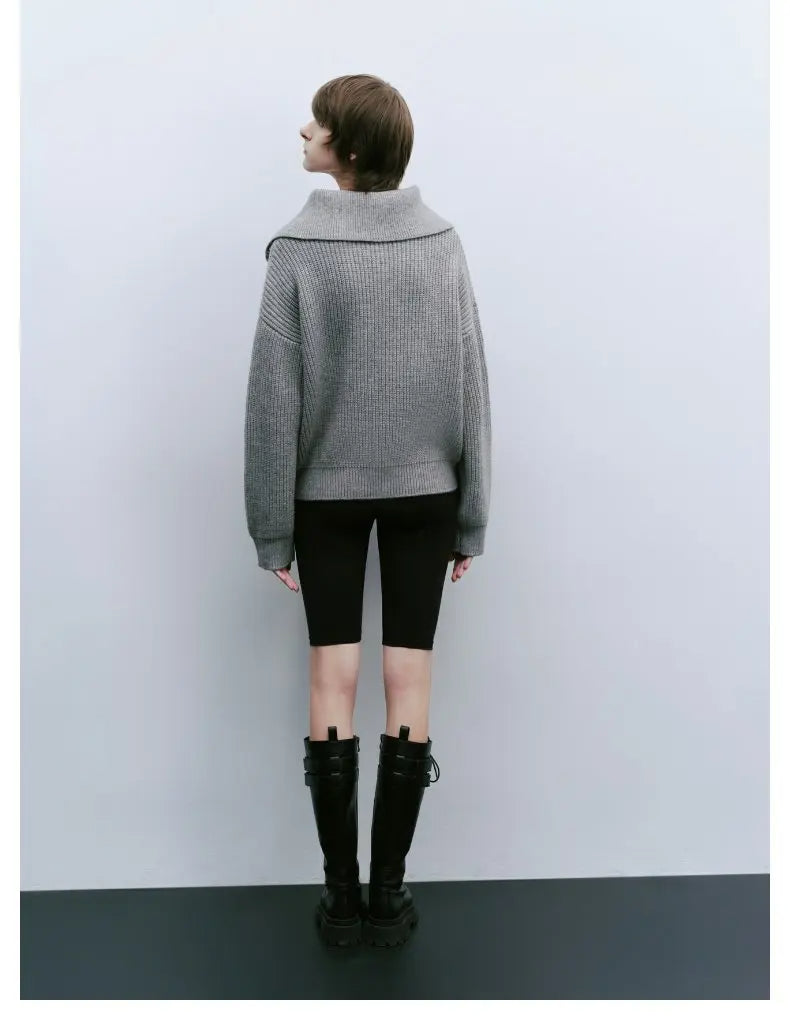 Annie™ | Elegant Zip-Up Sweater