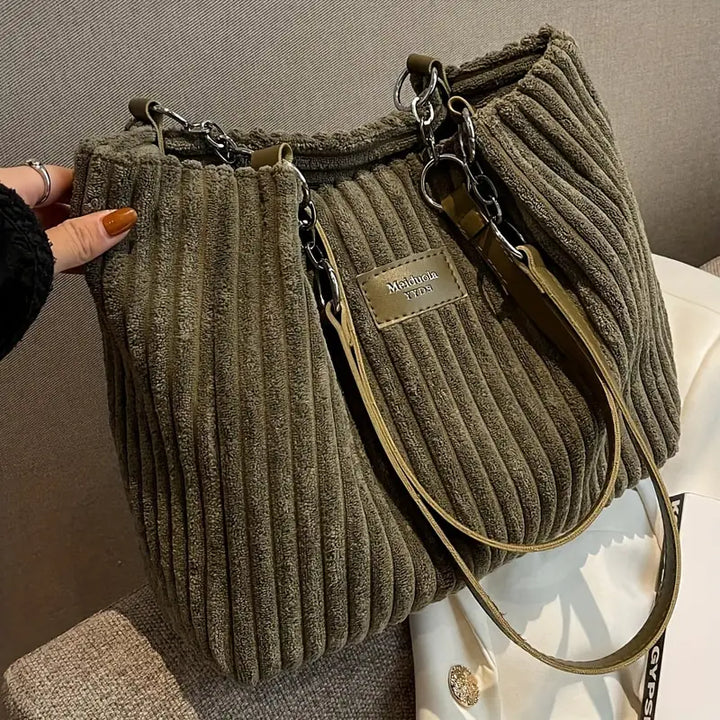 Megan™ | Cotton Corduroy Bag