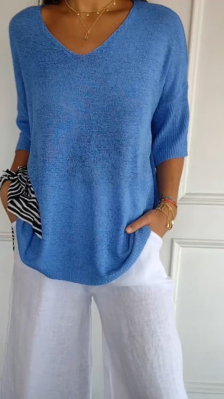 Lauren™ | Casual V-Neck Top