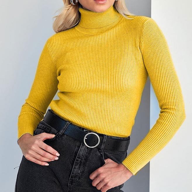 Annalisa™ | Soft Fabric Casual Turtleneck