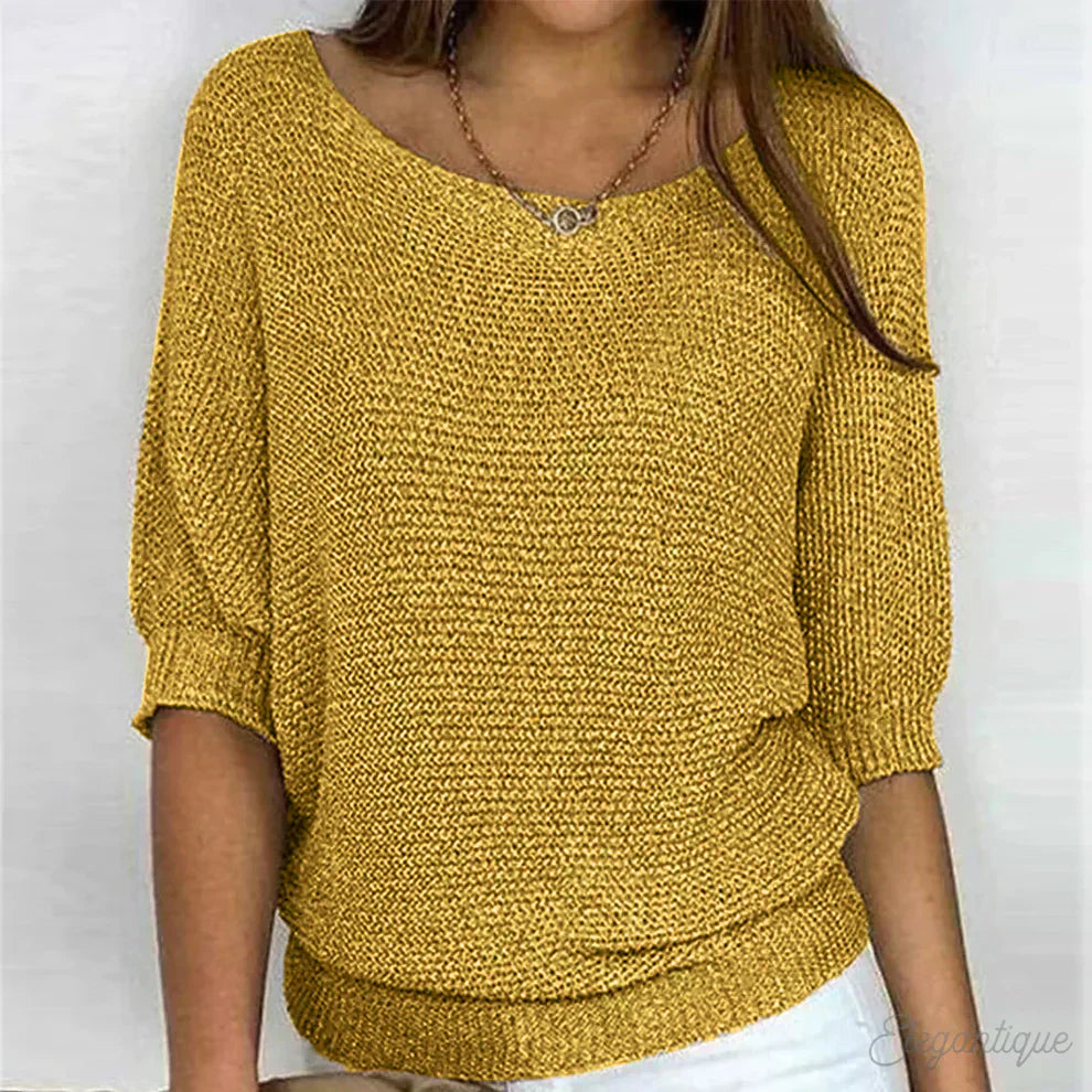 Lisa™ | Loose Knit Blouse