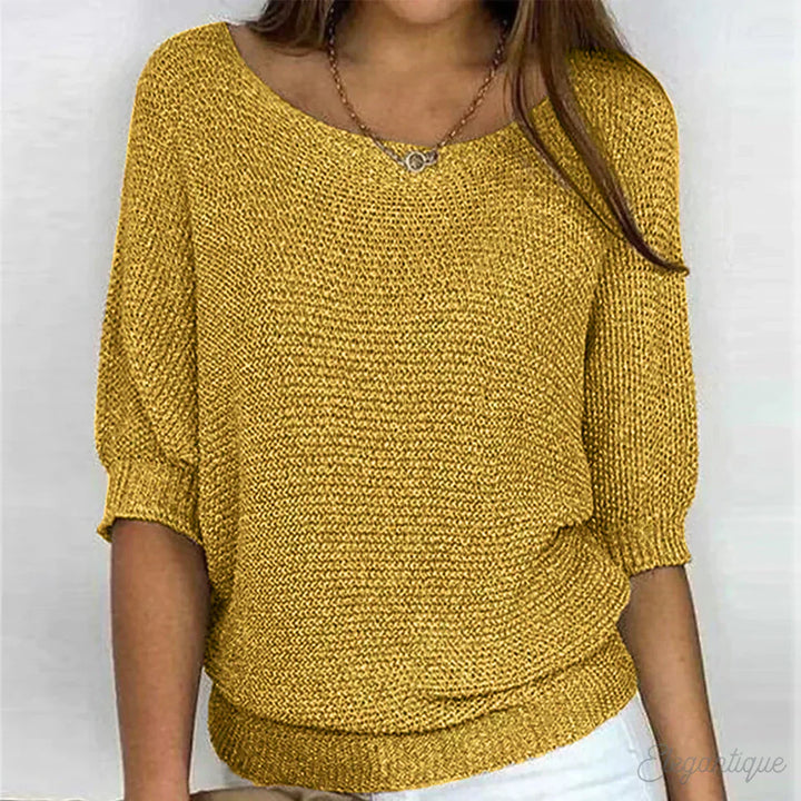 Lisa™ | Loose Knit Blouse
