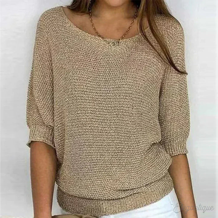 Lisa™ | Loose Knit Blouse