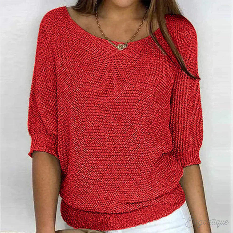 Lisa™ | Loose Knit Blouse